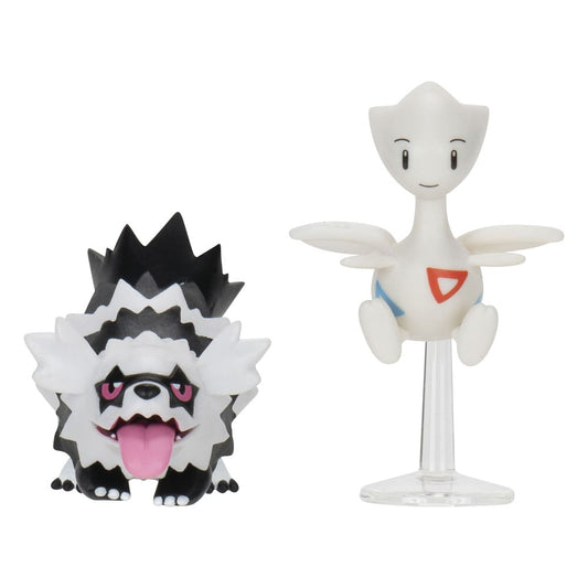 Pokémon Figure 2-Pack Galarian Zigzagoon & Togetic with Stand 8 cm  0191726755395