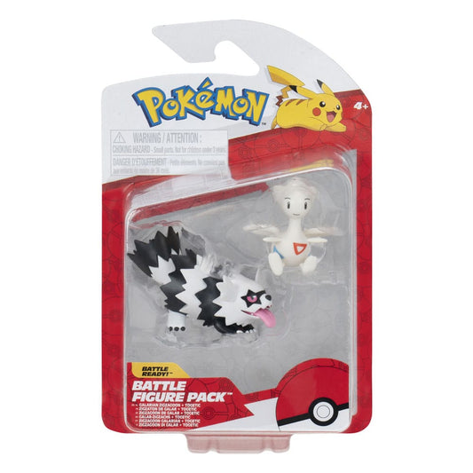 Pokémon Figure 2-Pack Galarian Zigzagoon & Togetic with Stand 8 cm  0191726755395
