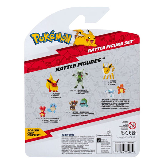 Pokémon First Partner Battle Figure Set Figure 3-Pack Pichu, Machop, & Weavile 0191726755975
