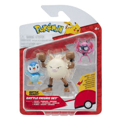 Pokémon First Partner Battle Figure Set Figure 3-Pack Impidimp, Piplup & Primape 0191726756026