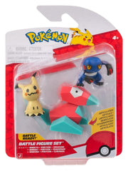 Pokémon Battle Figure 3-Pack Mimikyu, Porygon & Croagunk 0191726756057