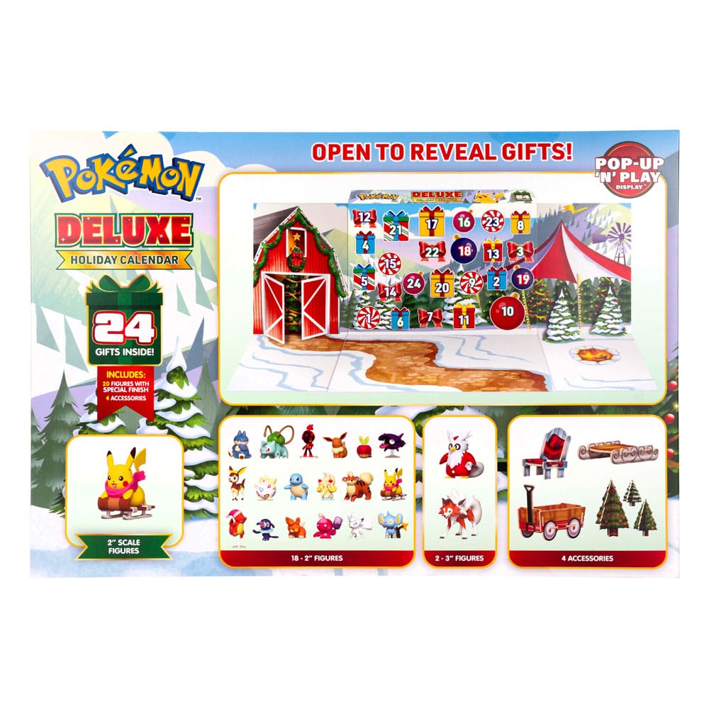 Pokémon Pop-Up 'N' Play Deluxe Advent Calendar Holiday 2025 *Version EN* 0191726756316
