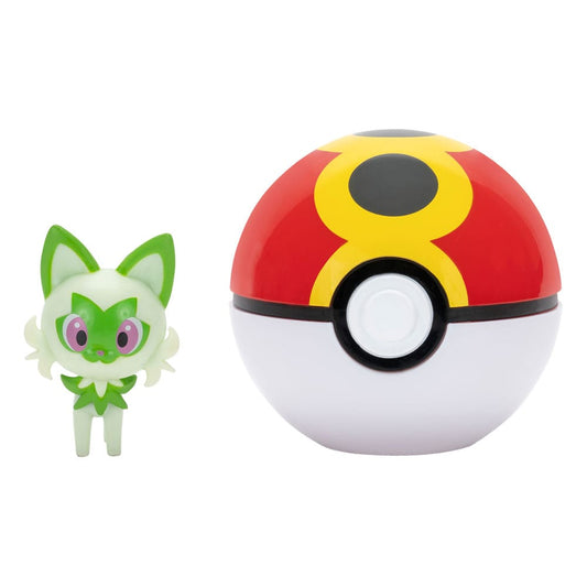 Pokémon Clip'n'Go Poké Balls Sprigatito & Repeat Ball 0191726757818