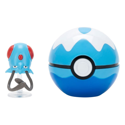 Pokémon Clip'n'Go Poké Balls Tentacool & Dive Ball 0191726757825