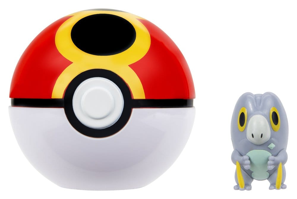 Pokémon Clip 'n' Go Action Figure Wave 21 Frigibax & Repeat Ball 0191726757832