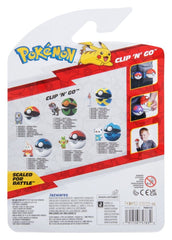 Pokémon Clip 'n' Go Action Figure Wave 21 Frigibax & Repeat Ball 0191726757832