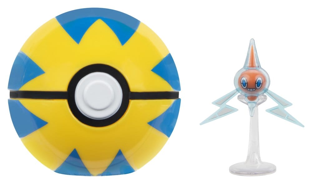 Pokémon Clip 'n' Go Action Figure Wave 21 Rotom & Quick Ball 0191726757856