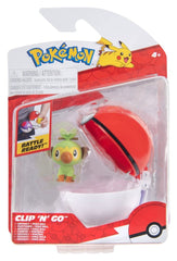 Pokémon Clip 'n' Go Action Figure Wave 21 Grookey & Poké Ball 0191726757870