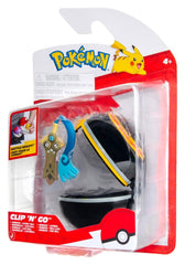 Pokémon Clip 'n' Go Action Figure Wave 22 Honedge & Luxury Ball 0191726757894