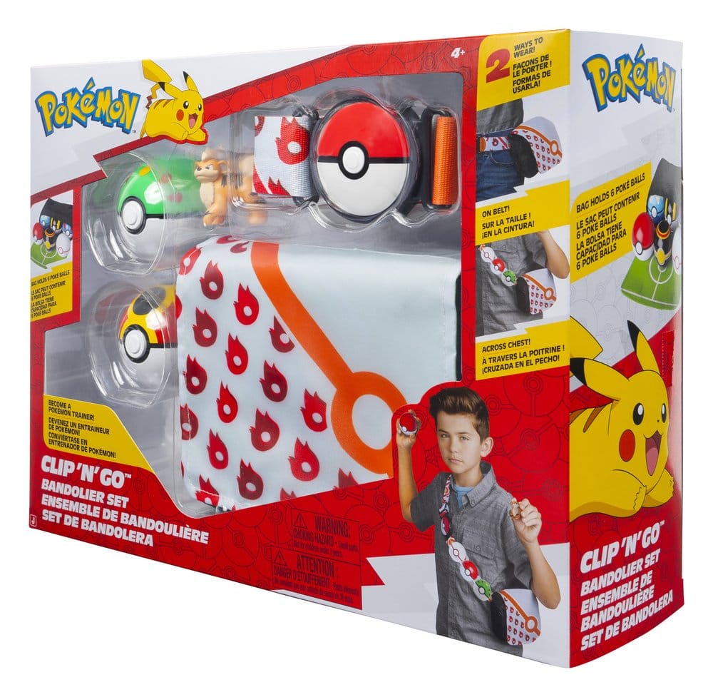 Pokémon Clip 'n' Go Bandolier Set Growlithe 191726758020