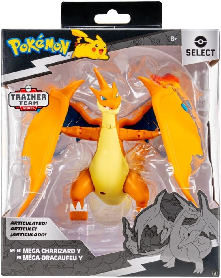 Pokémon Select Super-Articulated Figur Mega Charizard Y 15 cmPokémon Select Super-Articulated Figure Mega Charizard Y 15 cmPokémon Select Super-Articulated figurine Mega Charizard Y 15 cmPokémon Select Super-Articulated Figura Mega Charizard Y 15 cm 0191726828358