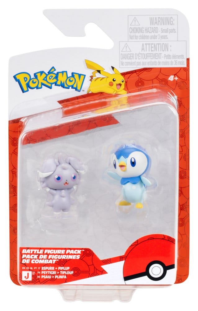 Pokémon Battle Figure 2-Pack Espurr & Piplup 0191726829492
