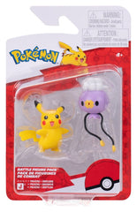 Pokémon Battle Figure 2-Pack Drifloon & Pikachu 0191726829508