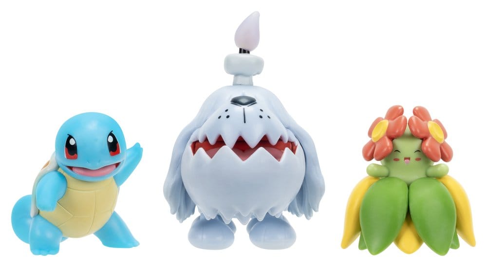 Pokémon Battle Figure 3-Pack Squirtle, Greavard & Bellossom 0191726829782
