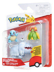 Pokémon Battle Figure 3-Pack Squirtle, Greavard & Bellossom 0191726829782
