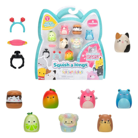 Squishmallow Squish a longs Mini Figures 8-Pack Style 2 3 cm 0191726755180
