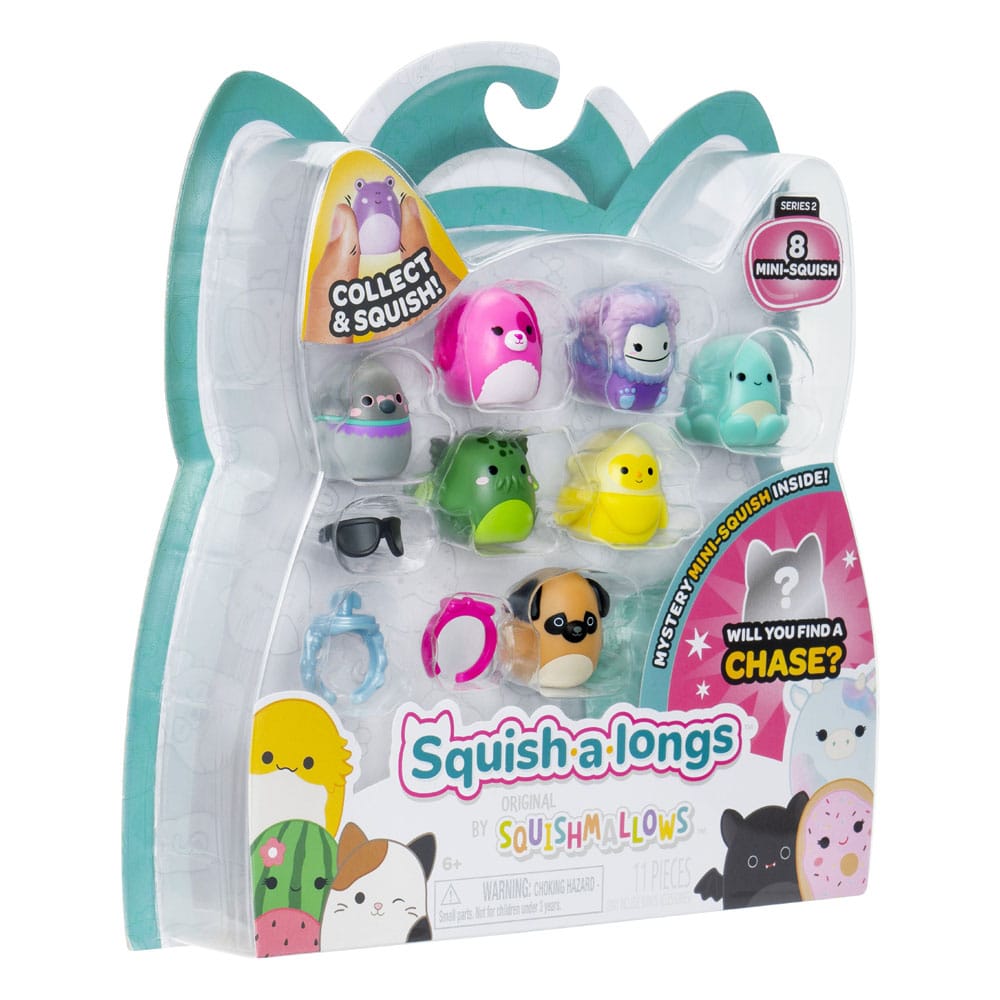 Squishmallows Squish-a-longs minifigures Set of 8 Series 2 Style 1 2,5 cm  0191726755197