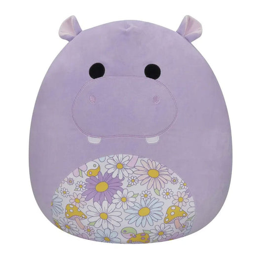 Squishmallows Plush Figure Purple Hippo with Floral Belly Hanna 50 cm 0196566412477