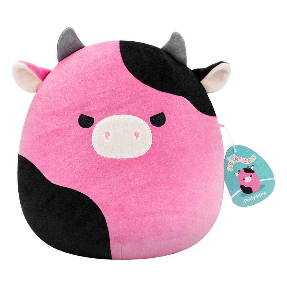 Squishmallows Plush Figure Pollyanna the Black and Pink Cow 30 cm 0191726853626