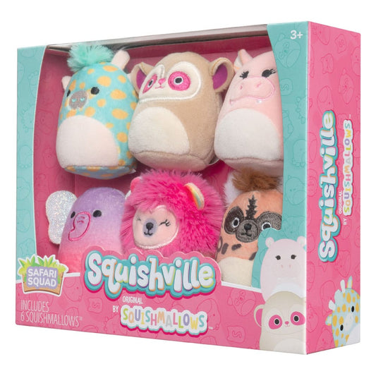 Squishville Mini Squishmallows Plush Figure 6-Pack Safari Squad 5 cm 0191726877028
