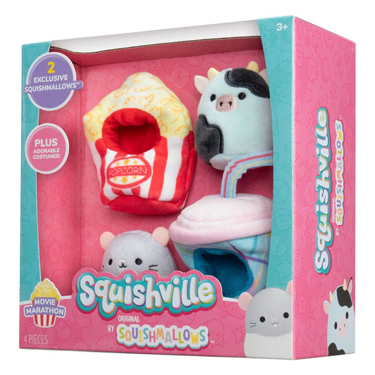 Squishville Mini Squishmallows Plush Figure Accessoires Set Movie Marathon 5 cm 0191726877080