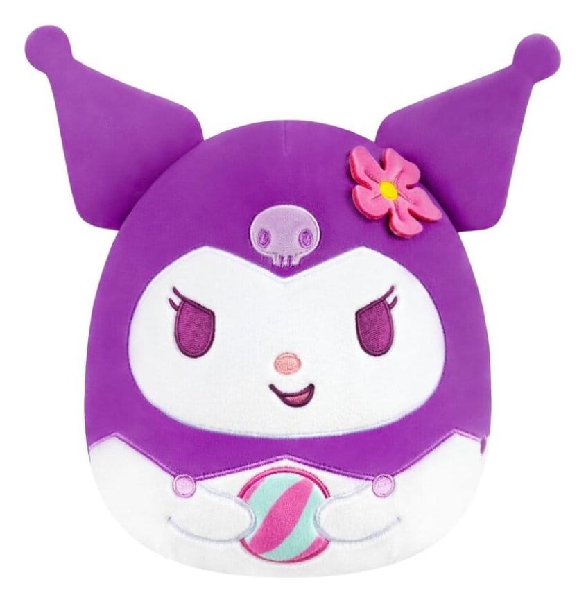 Sanrio Squishmallow Plush Figure Hello Kitty and Friends Seize the Moment Kuromi Beachball 20 cm 0191726033257