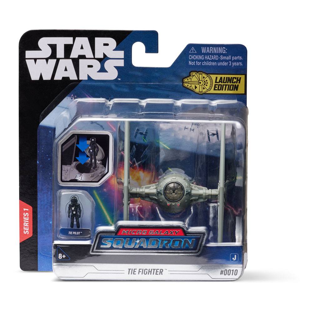 Star Wars Micro Galaxy Squadron Vehicle with Figure TIE Fighter 7,5 cm 0191726416111