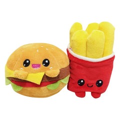 Yummis Together Plush Figures 2 Pack Burger & Fries in Take Away Bag 21 cm        8053172181390