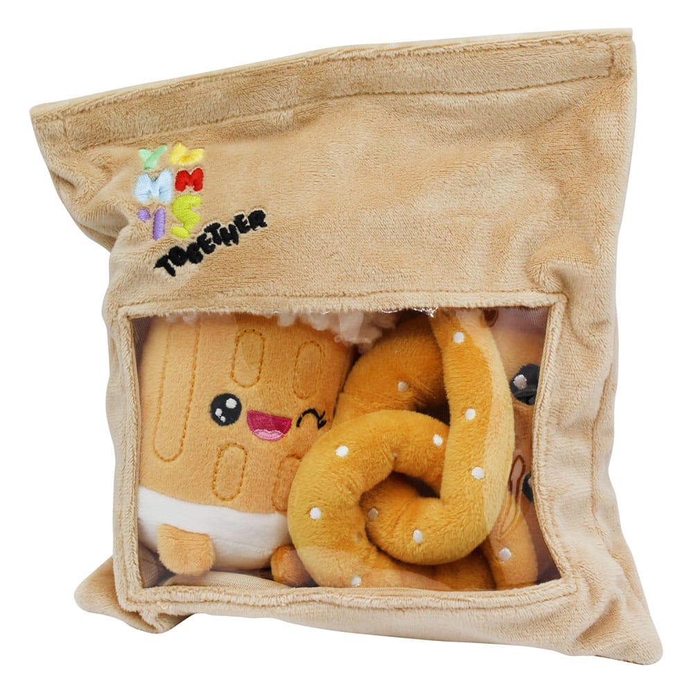 Yummis Together Plush Figures 2 Pack Pretzel & Beer in Take Away Bag 21 cm        8053172181420