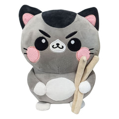 Funny Cat Plush Figure Cat with Chopsticks 25 cm        8053172181819