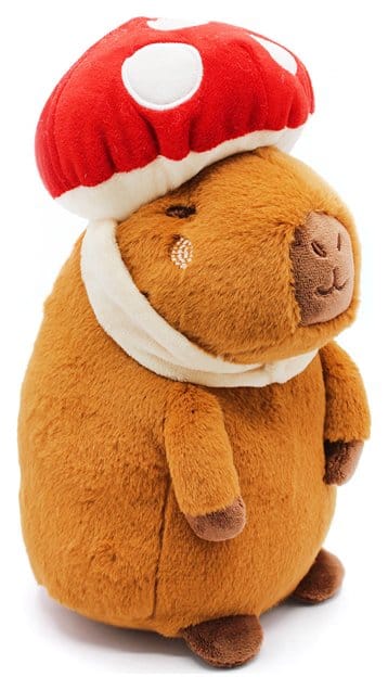 Capybara Plush Figure Mushroom 23 cm 8053172182939