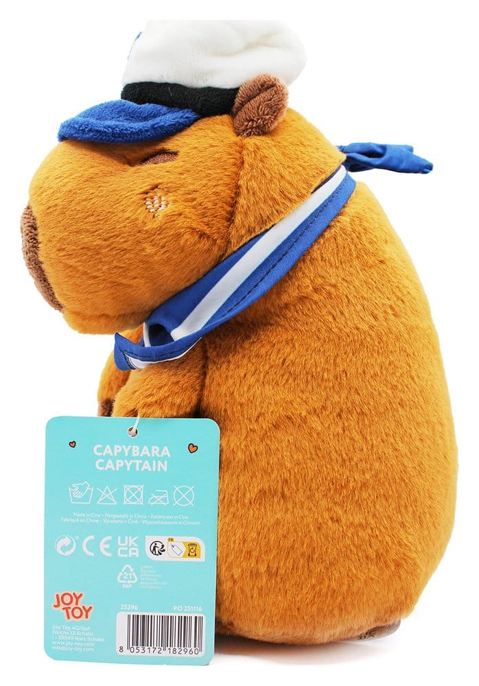 Capybara Plush Figure Capy Captain 23 cm 8053172182960