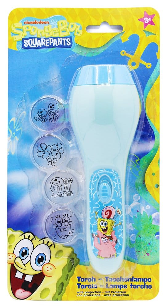 Spongebob Projection Flashlight with 4 Motifs 8053172183448
