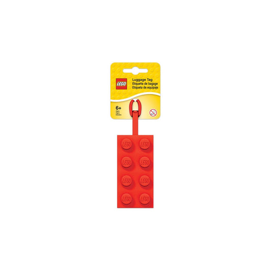 LEGO Luggage tag Red 10 cm 4895028520021