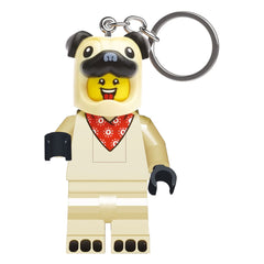 LEGO Minifigures Light-Up Keychain Pug 8 cm 4895028534455