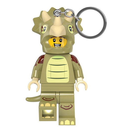 LEGO Minifigures Light-Up Keychain Triceratops Costume 8 cm 4895028536367