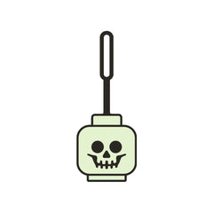 LEGO Minifigures Luggage tag Skeleton head Glow in the Dark 10 cm 4895028536480