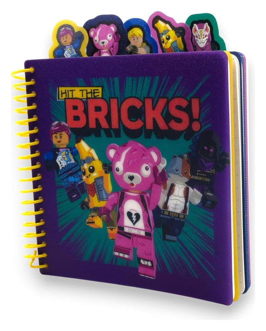 Lego Fortnite Notebook with Tabs 4895028537210