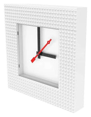 Lego Wall Clock Time by IQHK White 4895028537715