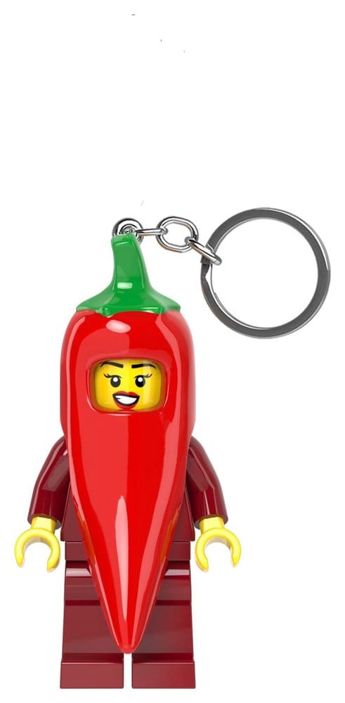 Lego Mini Figure Light-Up Keychain Chili Costume 4895028538736