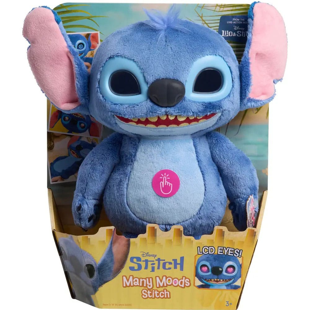 Lilo & Stitch Plush Figure with LCD Visual Effects and Sounds The Many Mood Stitch 36 cm 0886144115837