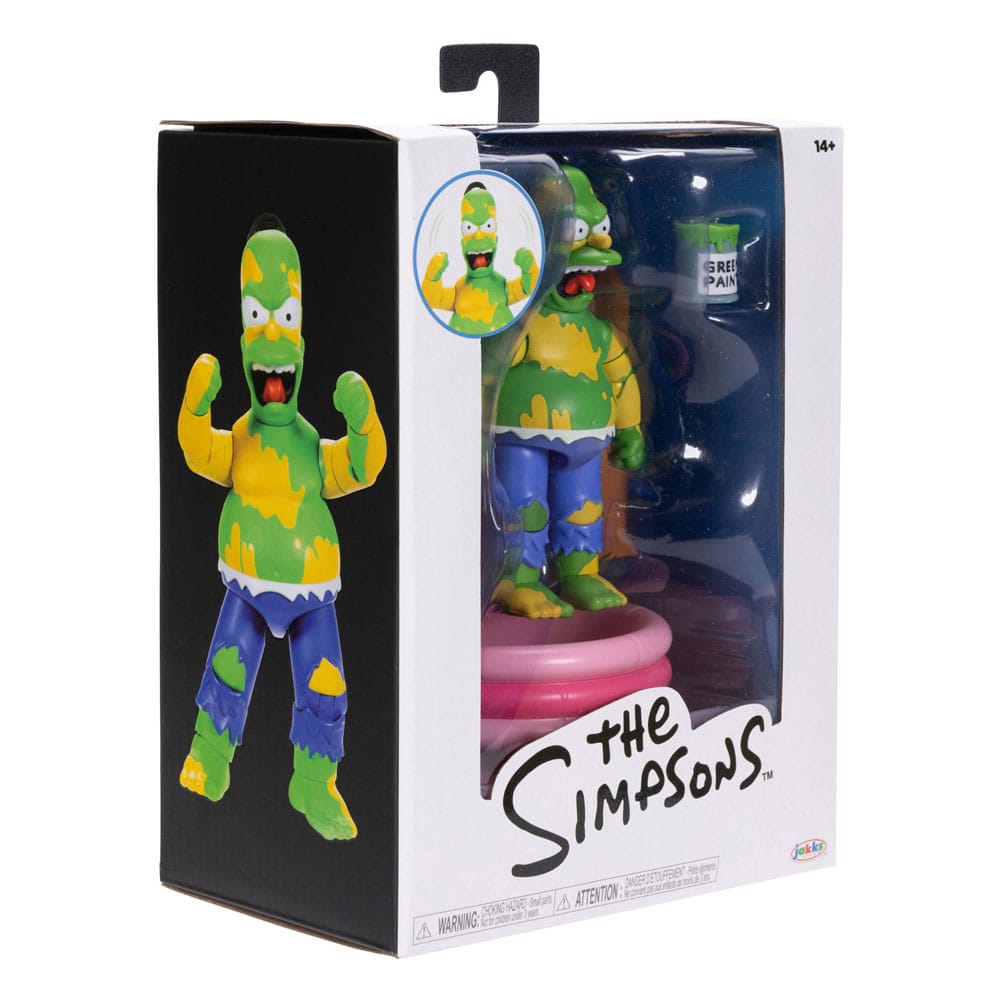 Simpsons Premium Action Figure Furious Homer 13 cm   0192995175525