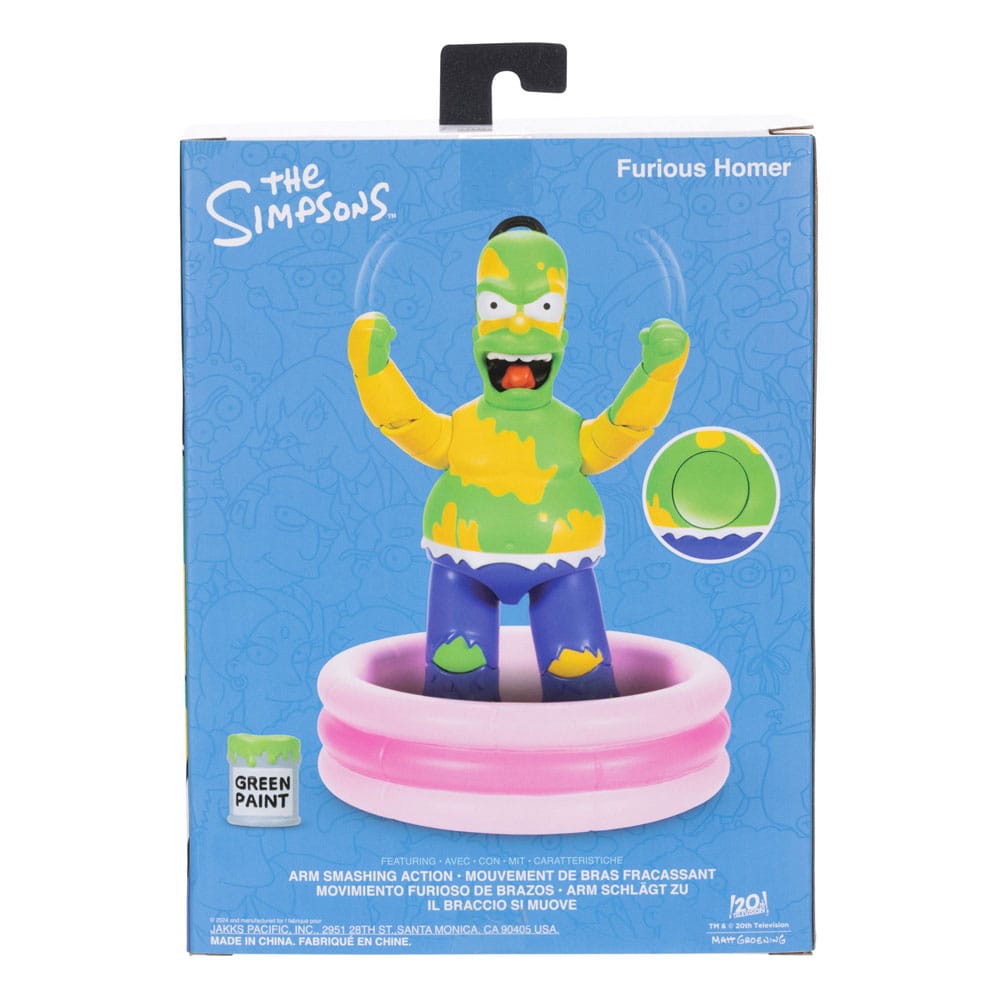 Simpsons Premium Action Figure Furious Homer 13 cm   0192995175525