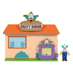 Simpsons Mini Figure Playset Krusty Burger 0192995175570