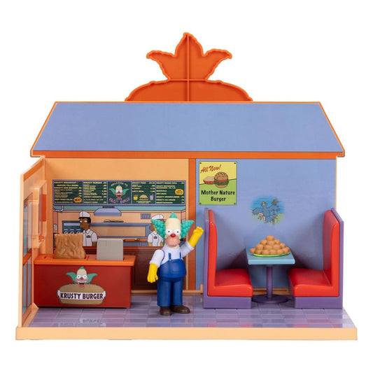 Simpsons Mini Figure Playset Krusty Burger 0192995175570