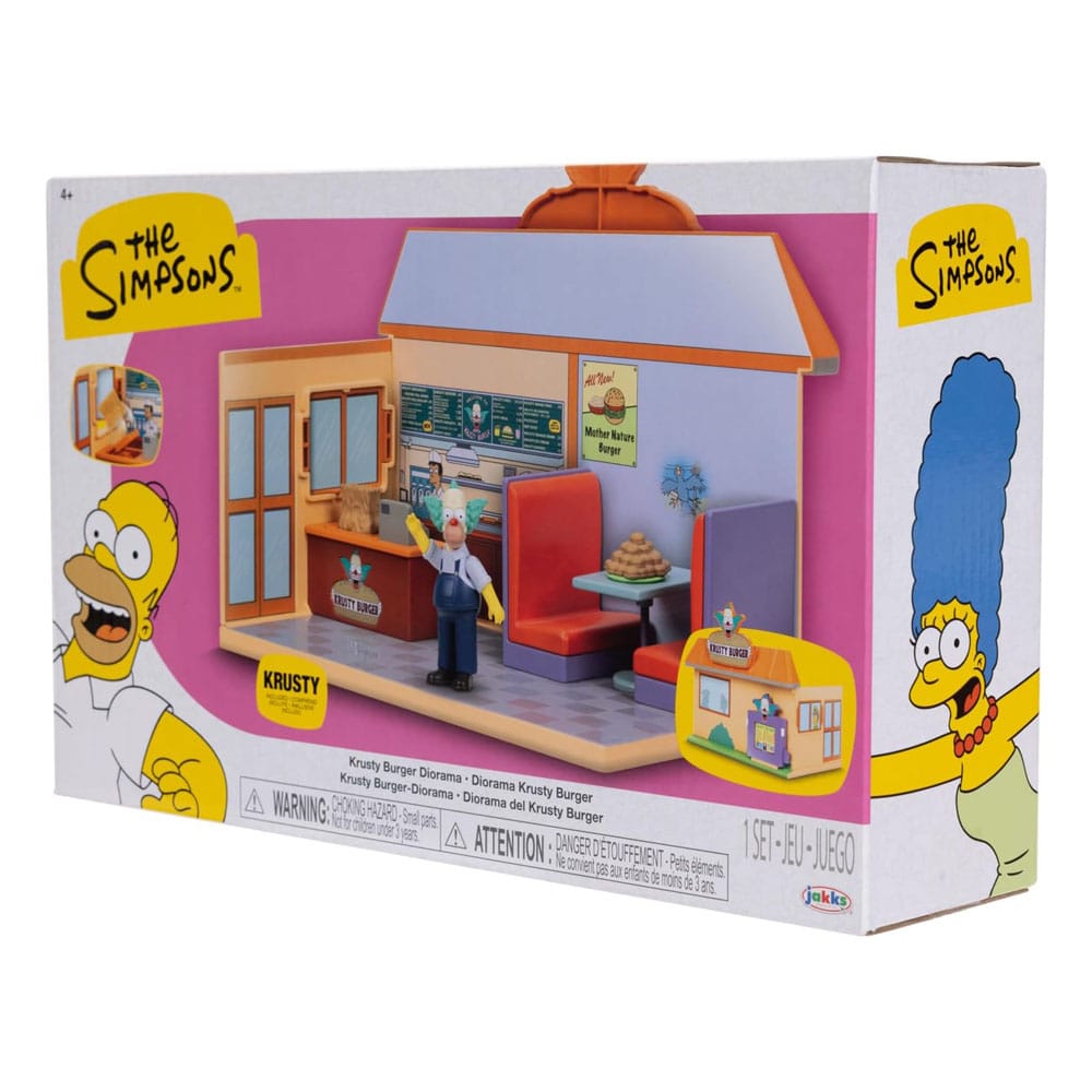 Simpsons Mini Figure Playset Krusty Burger 0192995175570