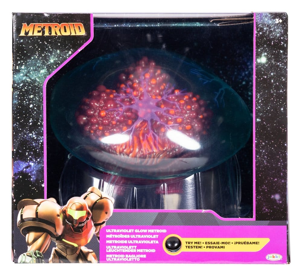 World of Nintendo Metroid Prime Actionfigure Metroid Ultraviolet Glow 15 cm     0192995401389