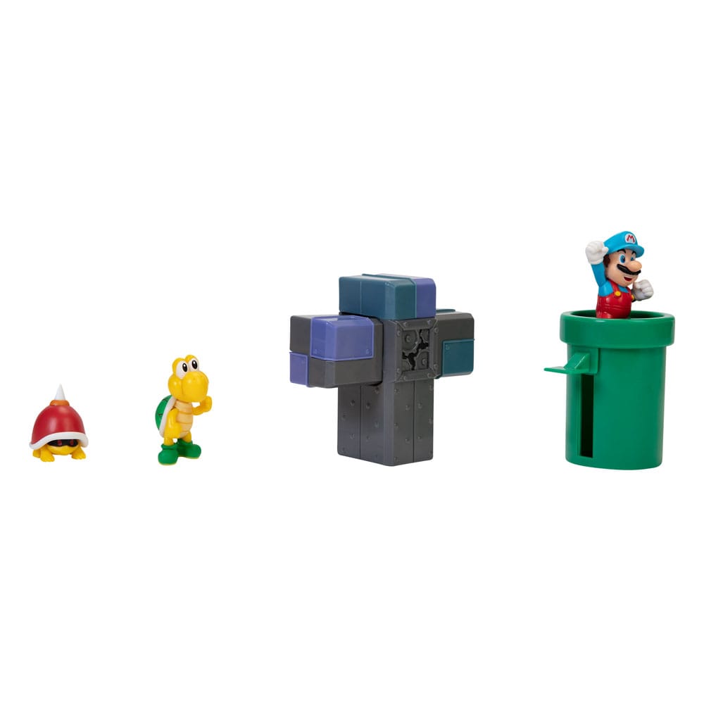 World of Nintendo Super Mario Diorama Set Underground 0192995404267