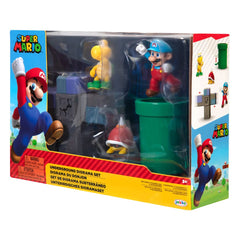 World of Nintendo Super Mario Diorama Set Underground 0192995404267
