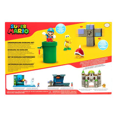 World of Nintendo Super Mario Diorama Set Underground 0192995404267